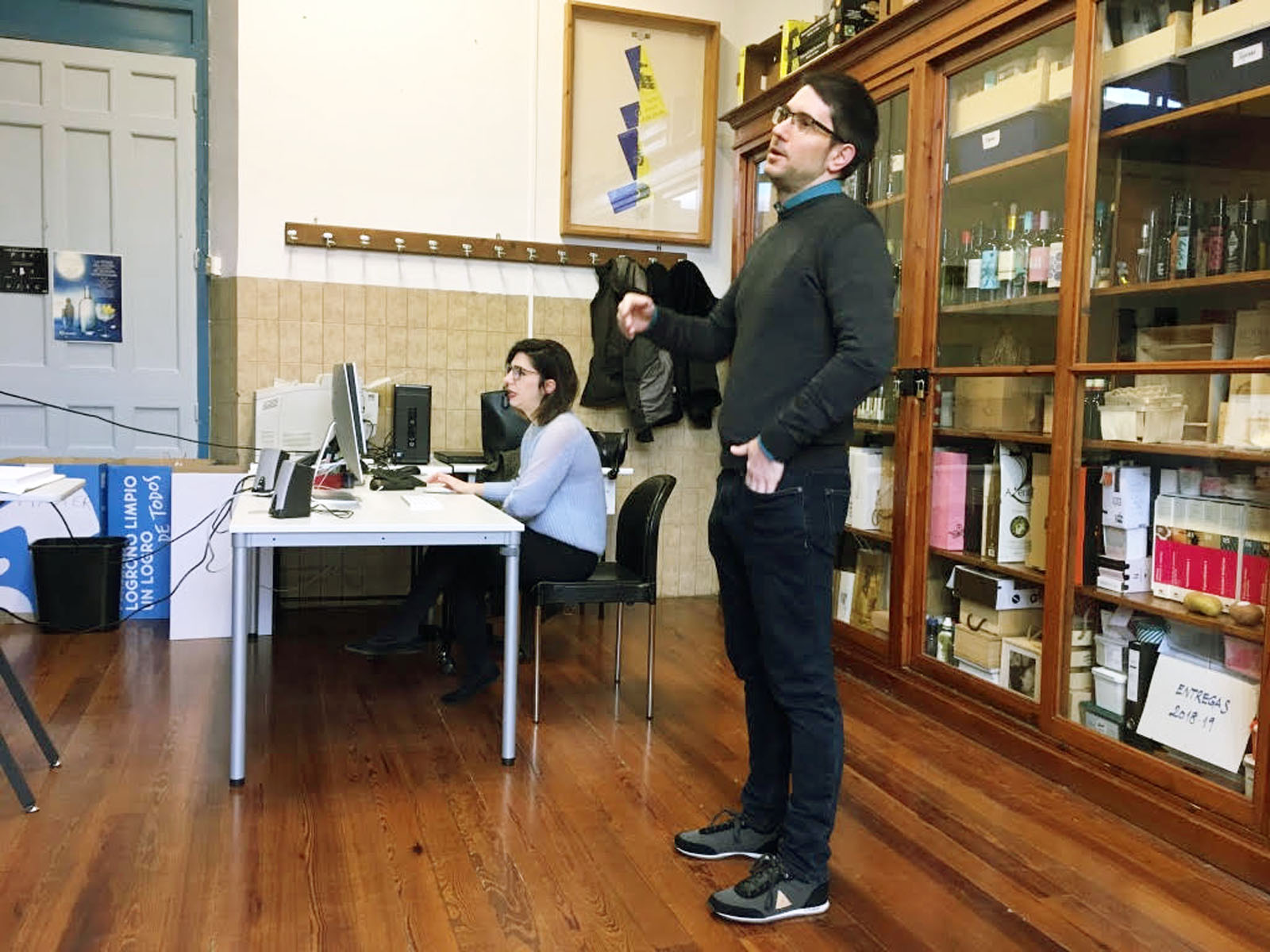 Marta Terrazas y José Luis Casao en el Máster de Packaging