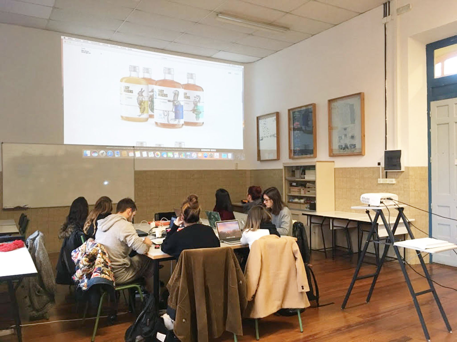 Marta Terrazas y José Luis Casao en el Máster de Packaging