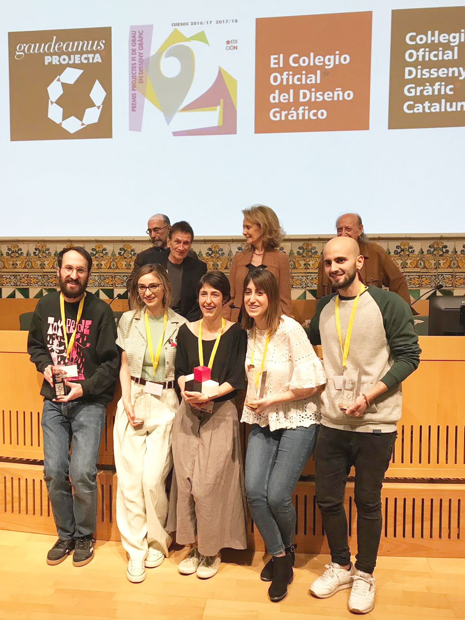Ana Rita Izquierdo y Juanan López premiados en el GaudeamusProjecta 19