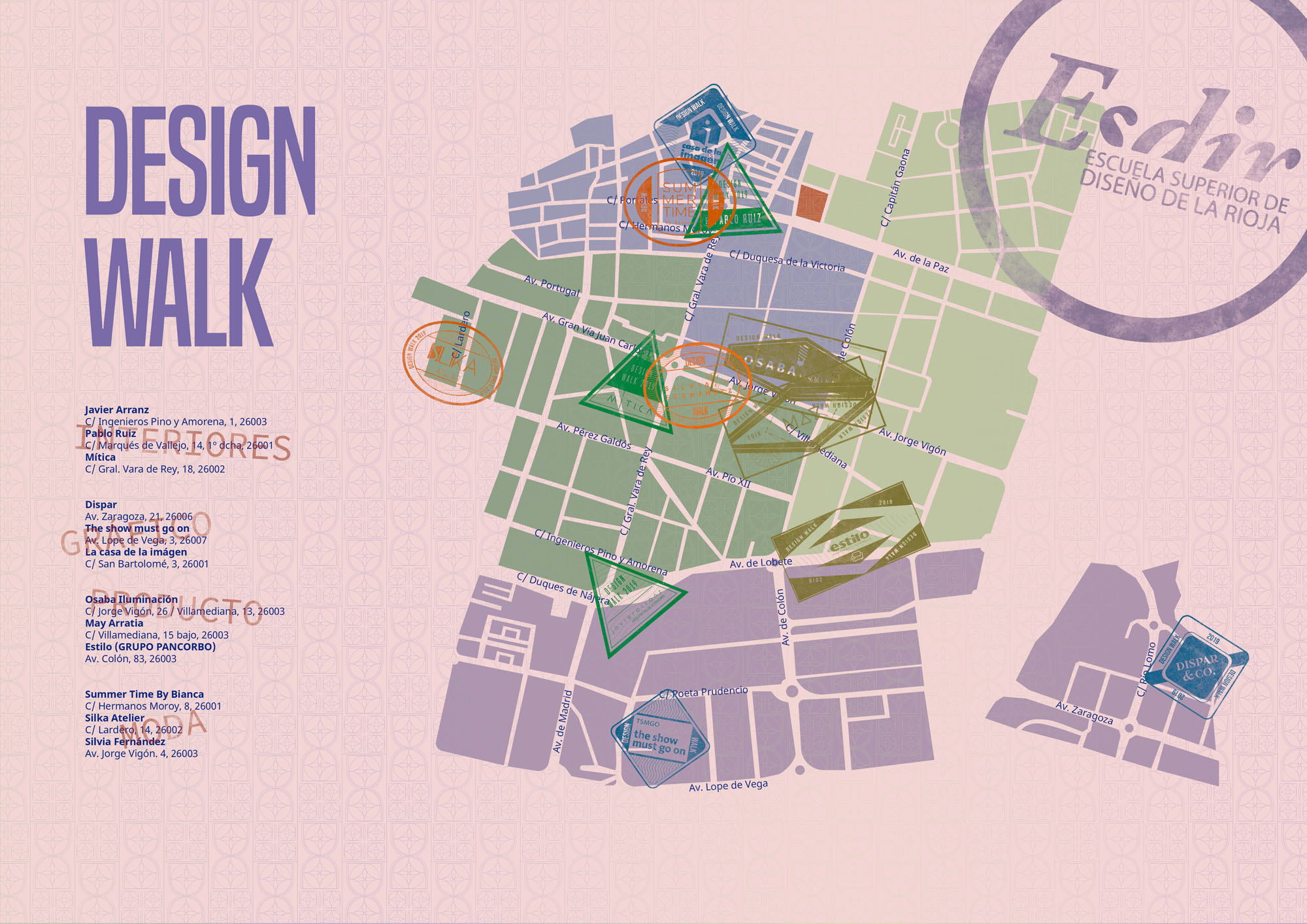 Otras Propuestas para la Gráfica del Design Walk '19