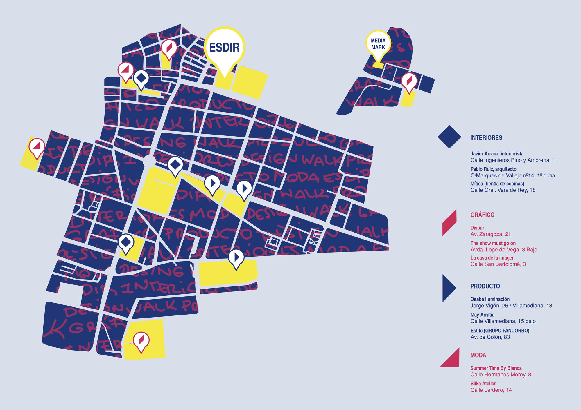Otras Propuestas para la Gráfica del Design Walk '19