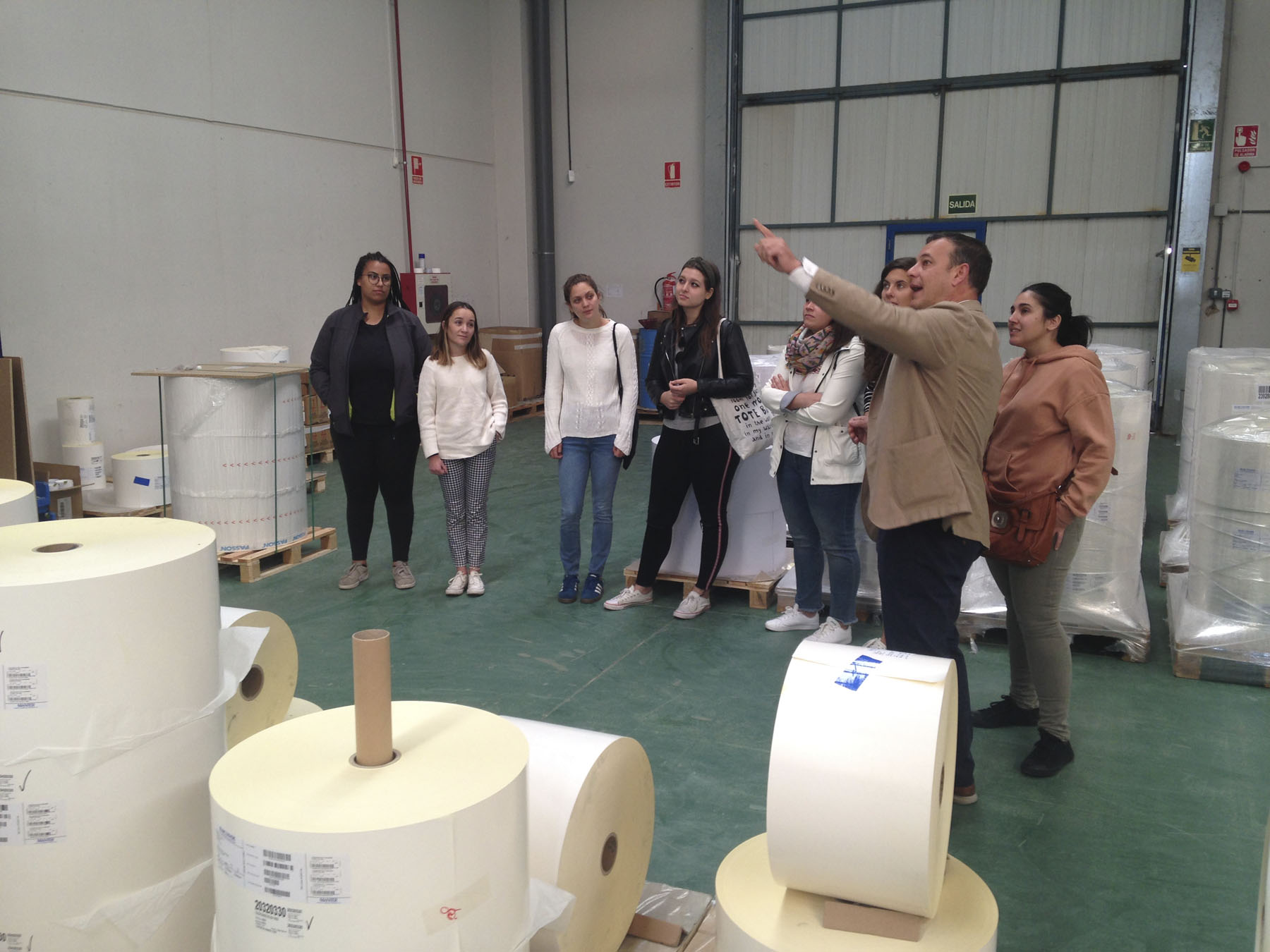 Visita del Máster de Packaging a Etilisa