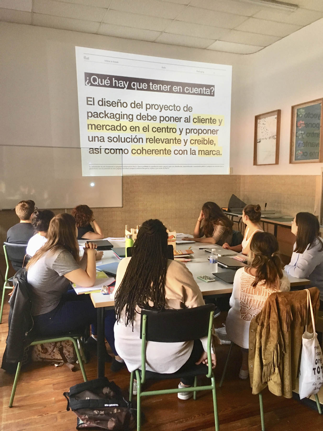 Marta Del Pozo, de Flat Comunicación, en el Máster de Packaging