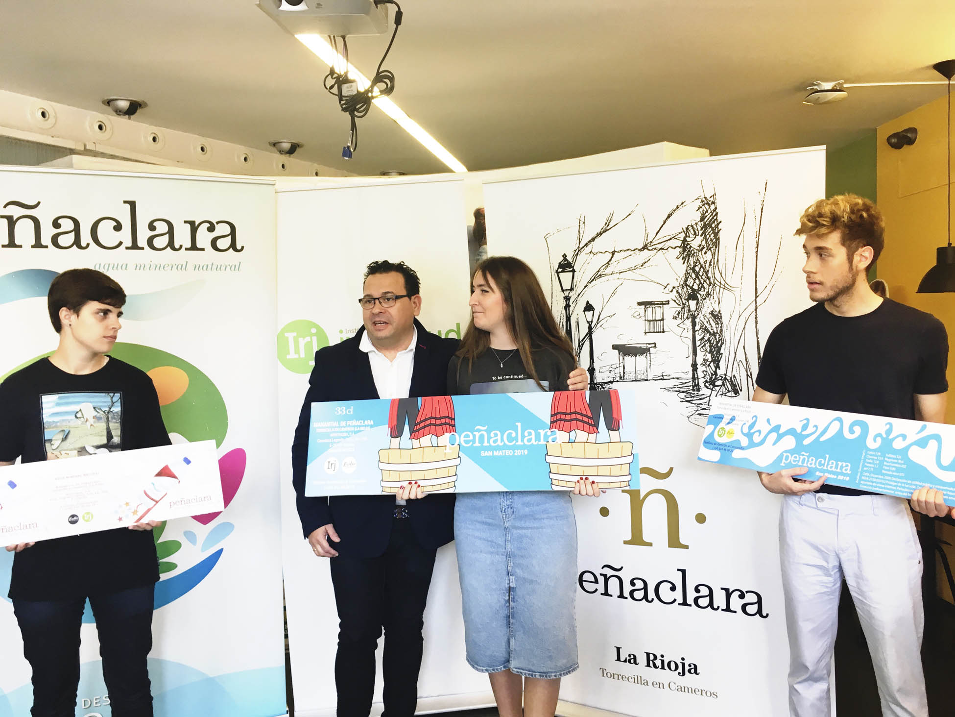 Tres alumnos de la Esdir premiados en el Concurso Peñaclara 2019