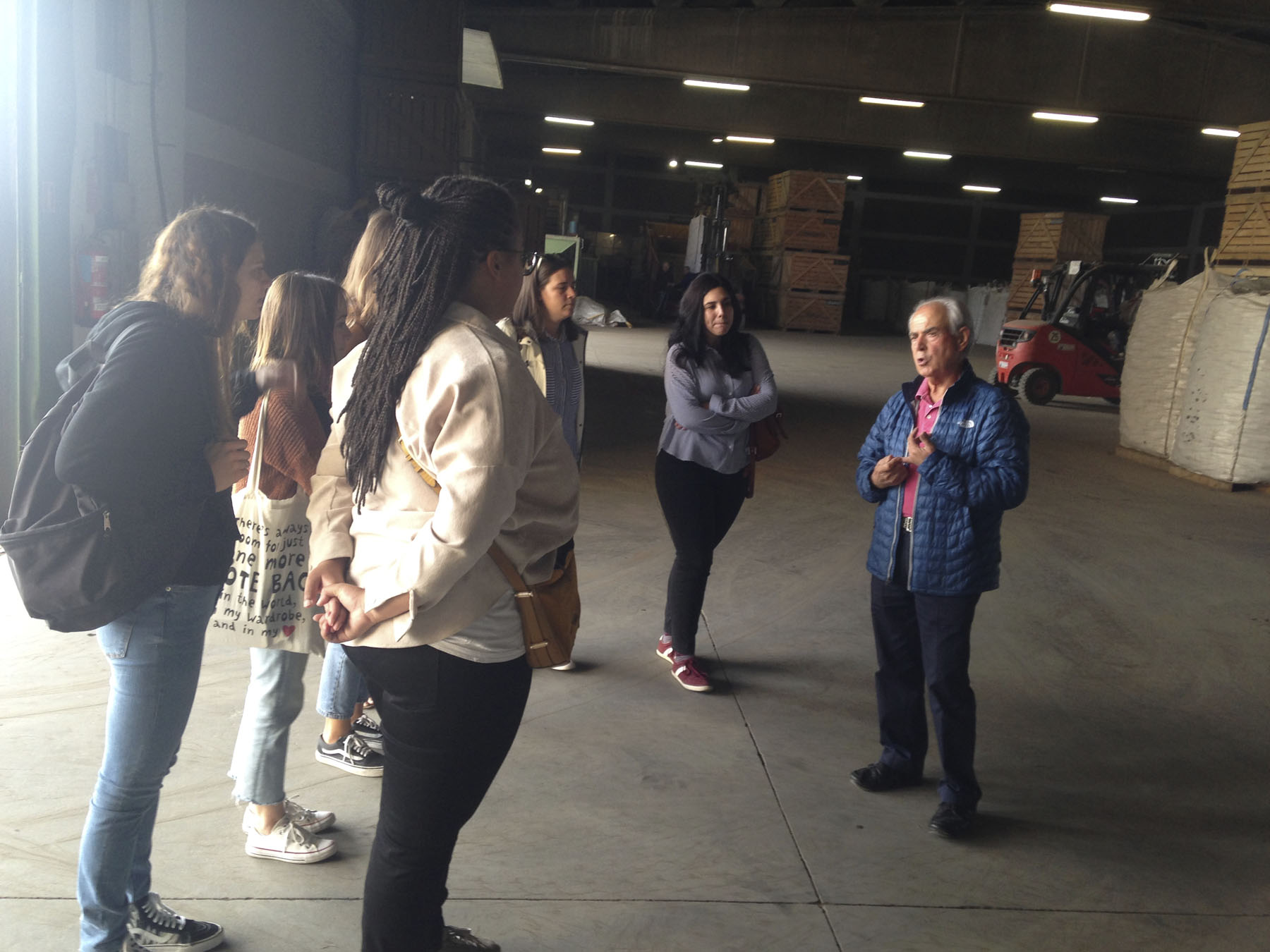 Visita del Máster de Packaging a Almacenes Rubio