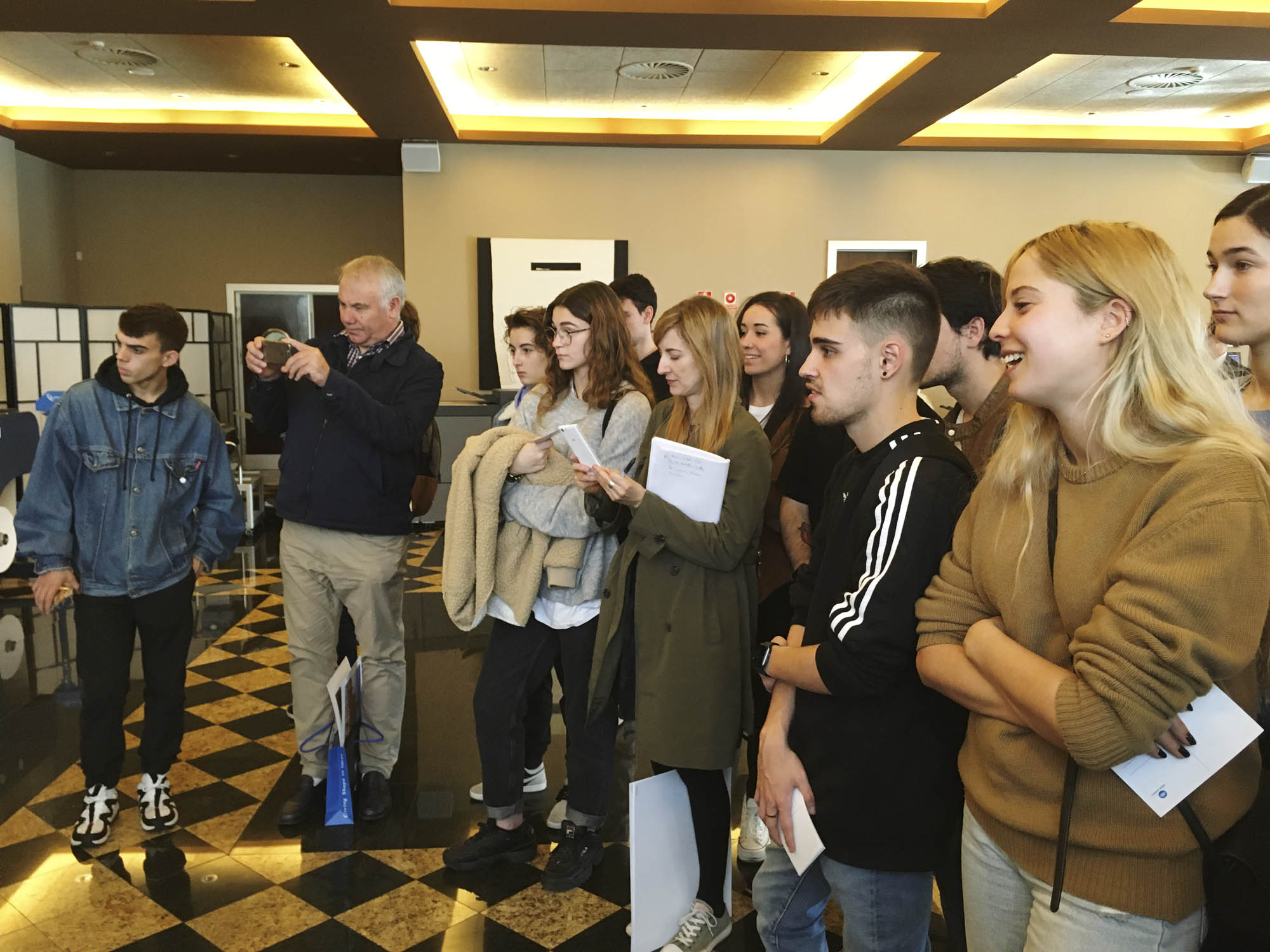 Visita de 2º de Gráfico al evento "Siente la impresión"