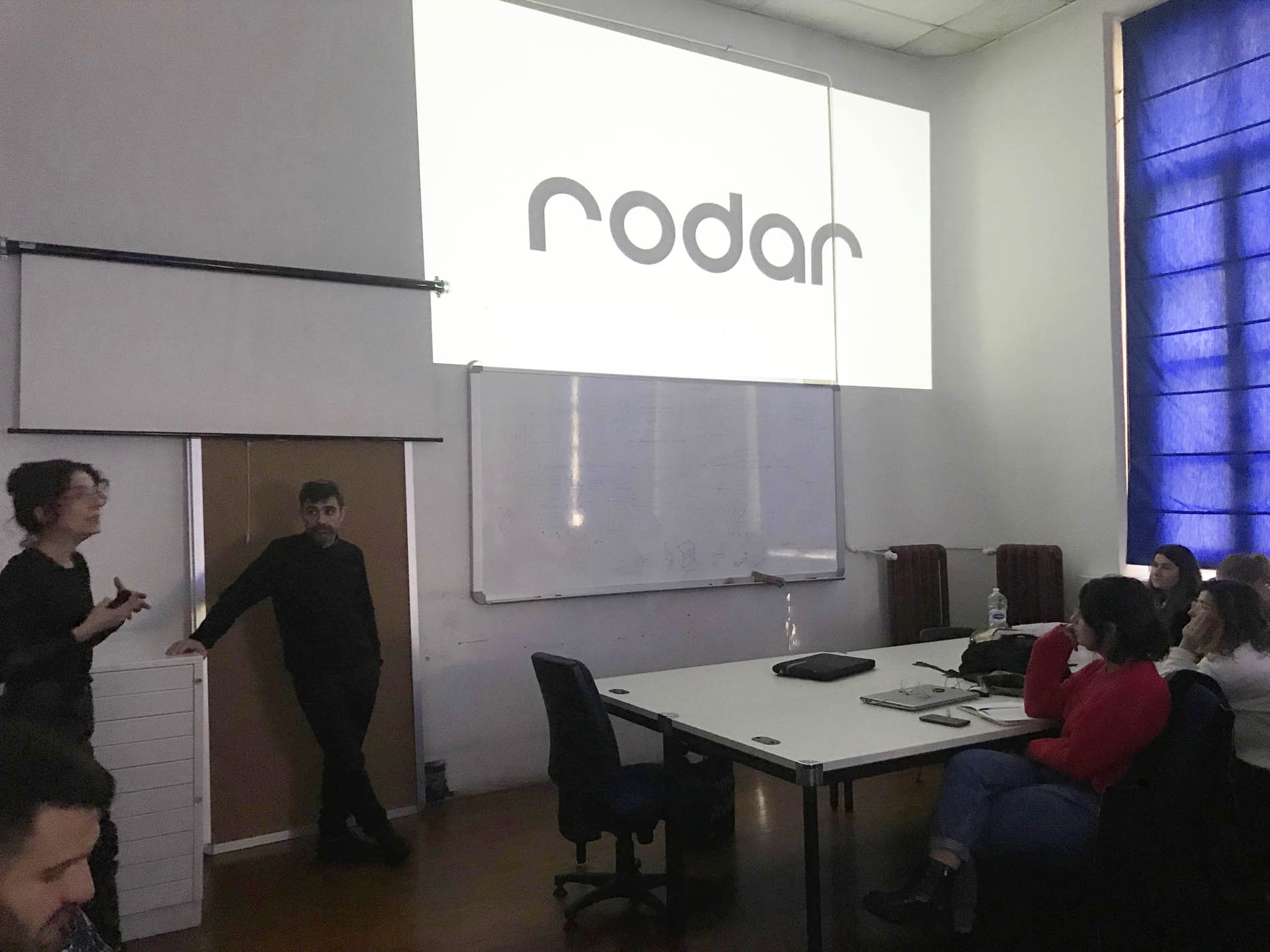 Sesión de Rodar, estudio de arquitectura y diseño, con 3º de Interiores