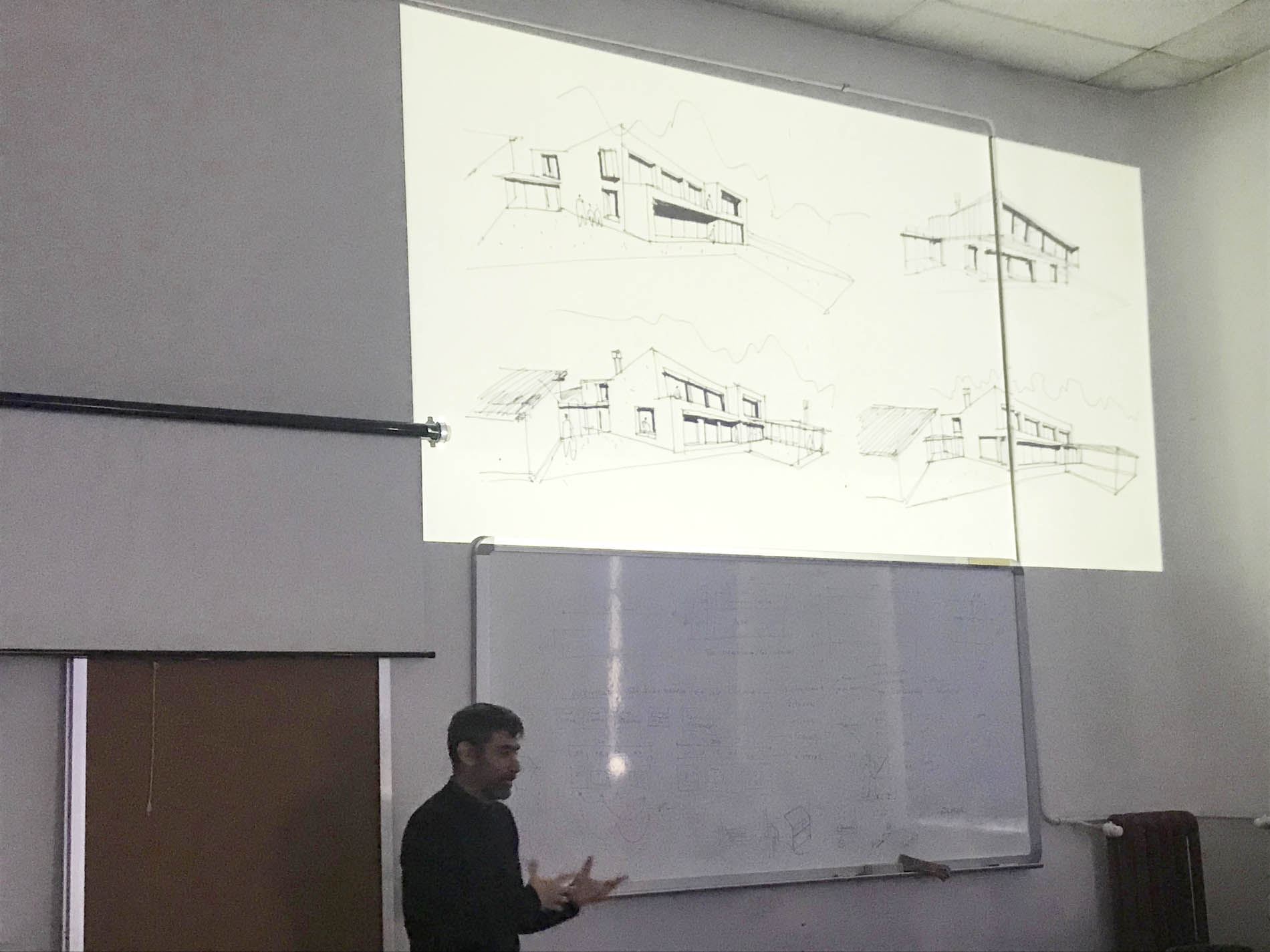 Sesión de Rodar, estudio de arquitectura y diseño, con 3º de Interiores