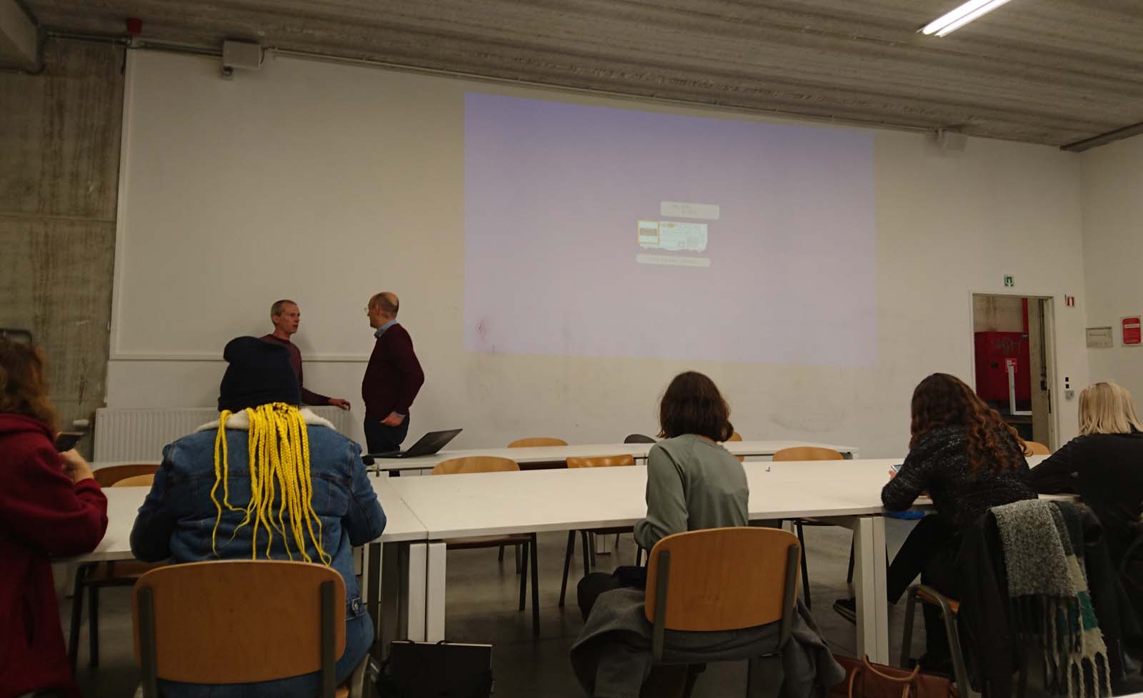 Participación de alumnado de la Esdir en la Workshop Week de Bruselas.