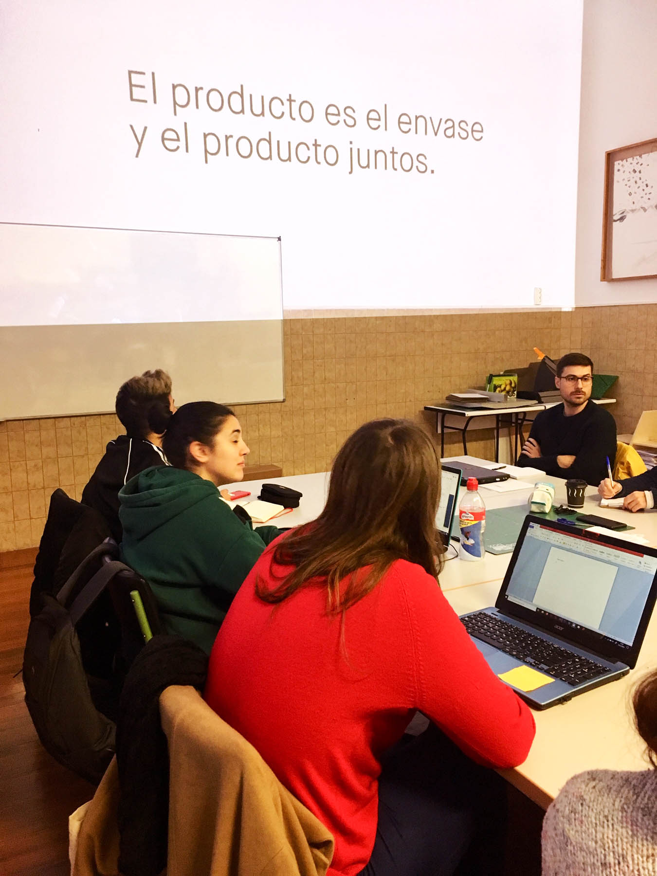 Angélica Barco en el Máster de Packaging