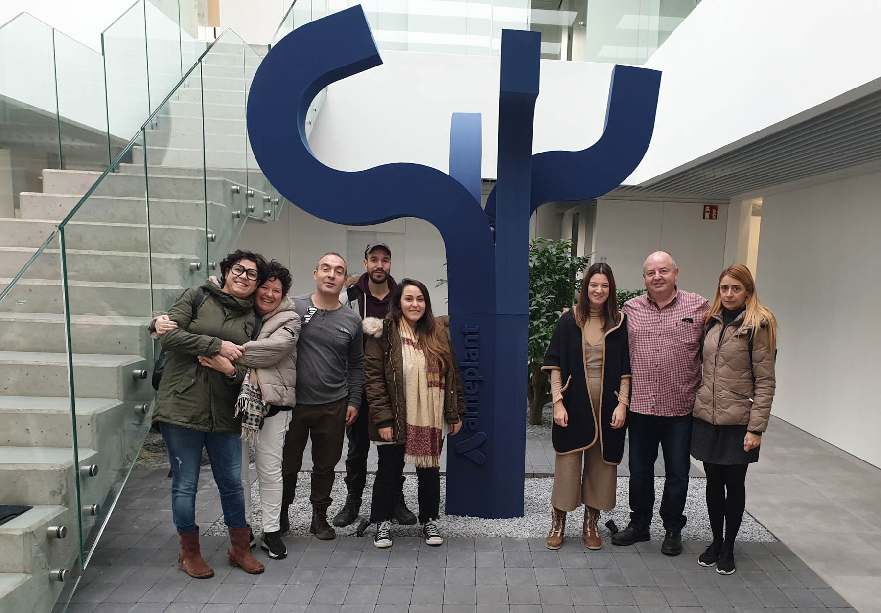 Visita a Arneplant por el Máster de Calzado